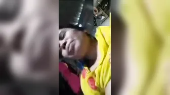 Slum GF Flashing Her Tits And Pussy For Her Boyfriend