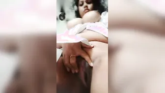 Naughty Desi Babe Spreading Wide To Expose Her Wet Pink Pussy