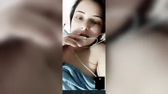 Skinny Babe Showing Small Perky Tits On Video Call Tonight