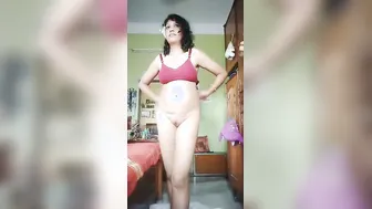 Beautiful Wife Spreading Legs Wide Inviting Lover Inside Home