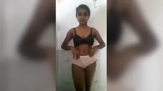 Hairy Pussy Babe Getting Naked For Her Boyfriend On Video Call