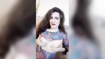 Desi Trans Babe Flaunting Her Breasts For Private Video Call