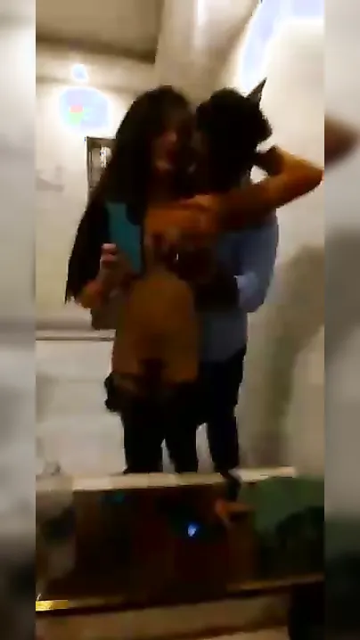 Indian Couple Making Out Passionately In Front Of The Mirror