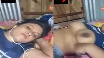 Poor Desi Girl From Slums Stripping On Video Call For Money