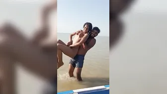 Fucking A Busty Village Slut By The River In Broad Daylight