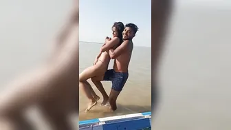 Fucking A Busty Village Slut By The River In Broad Daylight