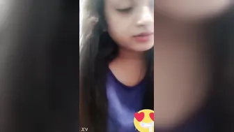 Call Girl Stripping Topless During A Paid Video Chat Session
