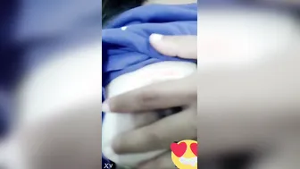 Call Girl Stripping Topless During A Paid Video Chat Session