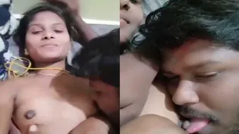 Newlywed Tamil Couple Filming Their First Homemade Sex Session