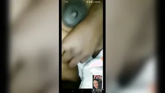 South Indian Milf Revealing Her Dark Big Nipples On Cam Show