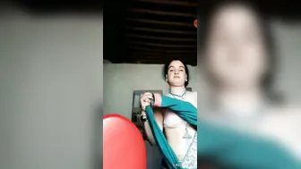 Village Wife Exposing Her Soft Natural Boobs For Hidden Cam