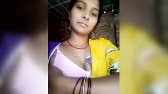 Bihari Bhabhi Spreading Legs Showing Her Wet Pussy Closeup