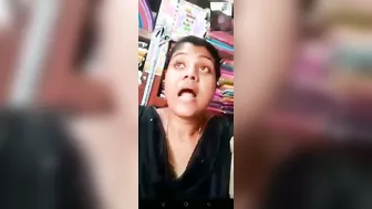 South Indian Wife Flashing Her Huge Tits On Webcam For Lover