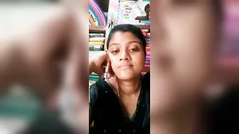 South Indian Wife Flashing Her Huge Tits On Webcam For Lover