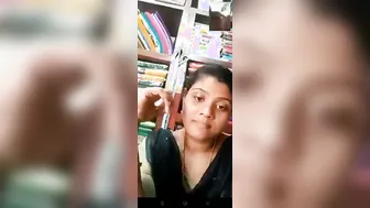 South Indian Wife Flashing Her Huge Tits On Webcam For Lover