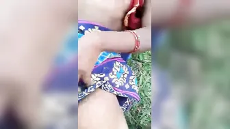 Tribal Wife Getting Fucked Hard Outdoors Behind The Village