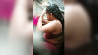Village Wife Secretly Recorded Bathing Topless By Neighbor