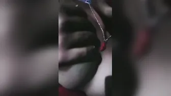 Young Village Girl Flashing Her Tits On Selfie Camera Alone