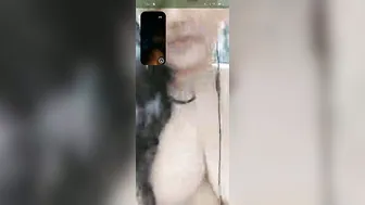 Hot Instagram Babe Stripping Naked Showing Tits And Pussy For Me