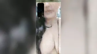 Hot Instagram Babe Stripping Naked Showing Tits And Pussy For Me