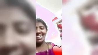 South Indian Wife Flashing Her Massive Boobs During Video Call