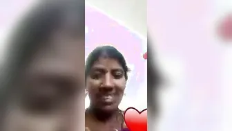 South Indian Wife Flashing Her Massive Boobs During Video Call