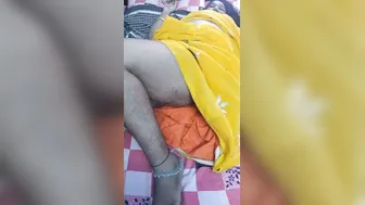 Telugu Aunty Spreading Legs Wide Showing Off Her Tiny Pink Hole
