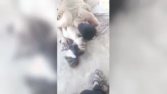 Pashto GF Fucked Outdoors While Another Guy Watches Them