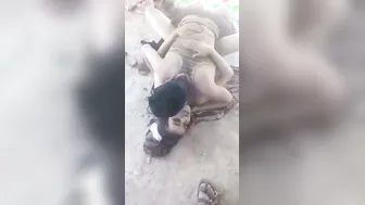 Pashto GF Fucked Outdoors While Another Guy Watches Them