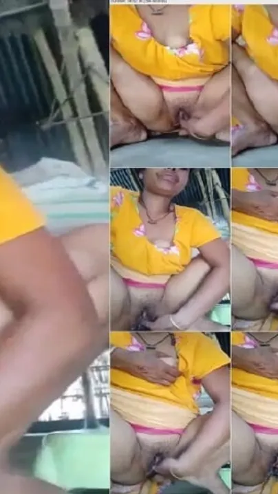 Horny Village Wife Fingering Wet Pussy Alone Craving More Cock