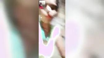 Village Girl Exposing Curves For Her Lover During Video Chat