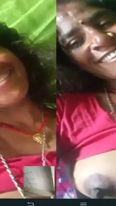 Married Bhabhi Flashing Her Big Tits During Late Night Video Call