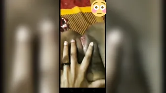 Tiny Tits Babe Fingering Pussy Hard During Naughty Video