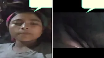 Dark Skinned Village Babe Stripping Naked On Secret Video Call