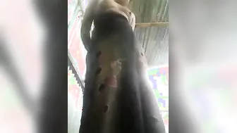 Village GF Spreading Her Thick Thighs Showing Pink Pussy