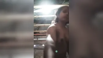 Village Bhabhi Teasing With Dark Pussy Before Riding Cock