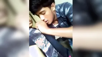 College Babe Getting Her Big Boobs Sucked By BF Hard