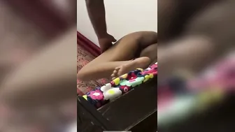 Newly Married Wife Riding Hubby Cock Hard Moaning Loud At Night