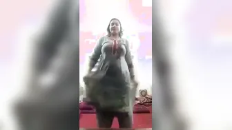 Busty Unsatisfied Aunty Stripping Nude For Her Secret Lover