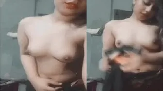 Beautiful Girl Flashing Her Perky Tits In Viral Leaked Video