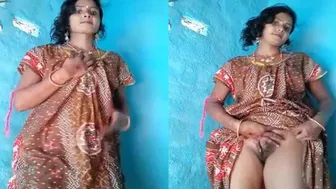 Sweet Village Wife Spreading Her Pussy Wide For The Camera