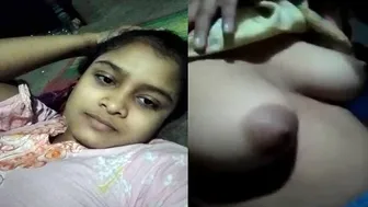 Cute Village Girl Exposing Her Perky Boobs In Leaked Video