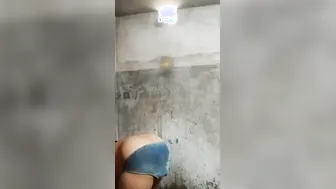 Naked Married Boudi Teasing In The Bathroom Feeling Naughty