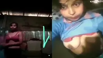 My GF Exposing Her Boobs And Pussy On Camera Today