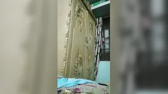 Busty Married Bhabi Stripping Completely Nude For The Camera