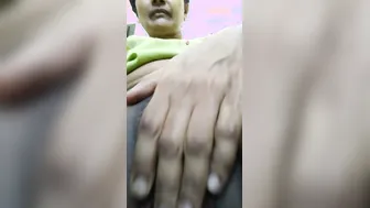 Aunty Showing Off Her Big Nipples Topless Teasing Me Good
