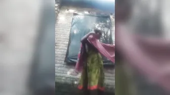 Village Girl Bathing Naked By The Pond Secretly Filmed Today