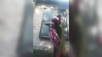Village Girl Bathing Naked By The Pond Secretly Filmed Today