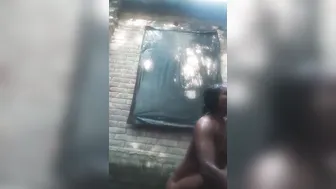Village Girl Bathing Naked By The Pond Secretly Filmed Today