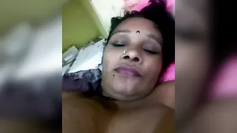 Dehati Wife Teasing Her Secret Lover With Her Boobs On Cam